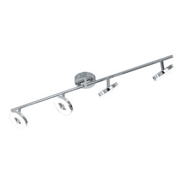 Eglo 54676 - LED-spot 4xLED/6W/230V matt krom