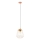 Eglo 54679 - LED-pendellampa på vajer NATUR 1xE27/4W/230V kopparfärgad