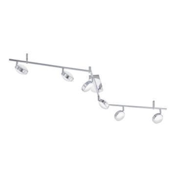 Eglo 54762 - LED spotlampa SALTO 6xLED/5,4W/230V blank krom