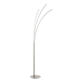 Eglo 54973 - LED-dimbar golvlampa 3xLED/6,3W/230V matt krom