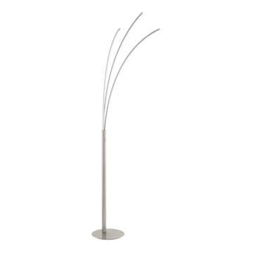 Eglo 54973 - LED-dimbar golvlampa 3xLED/6,3W/230V matt krom
