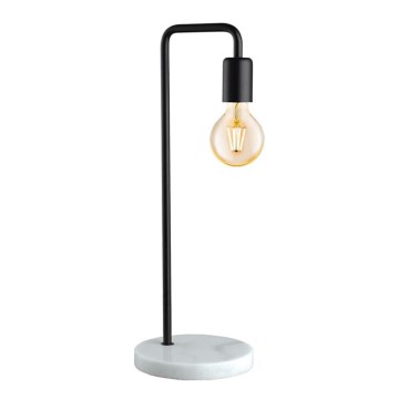 Eglo 55034 - LED bordslampa 1xE27/4W/230V svart/marmordekor