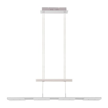 Eglo 55096 - LED pendellampa på vajer med dimmerfunktion 4xLED/4,5W/230V matt krom