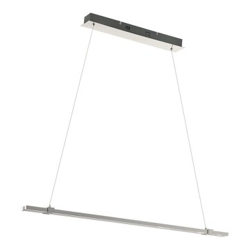 Eglo 55097 - LED dimbar pendellampa på vajer 2xLED/9W/230V matt krom