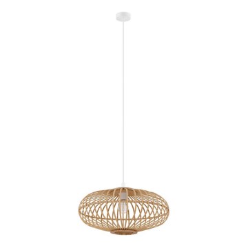 Eglo 55114 - LED-pendel på kabel 1xE27/4W/230V bambu