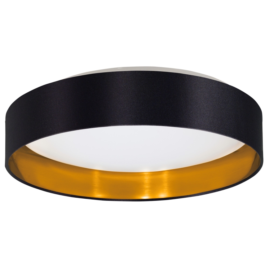 Eglo 55267 - LED-taklampa MASERLO LED/16W/230V 3000K Ø 40,5 cm svart/koppar