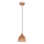 Eglo 55284 - Hänglampa på sladd CORETTO 1xE27/60W/230V kopparfärgad