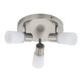 Eglo 55428 - LED-spottarmatur 3xE14/4W/230V Ø 21 cm mattkrom
