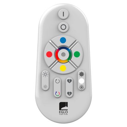 Eglo 55784 - LED RGBW Utomhusbelysning MONTEROLO-C 1xE27/9W/230V IP65 Ø 39 cm + fjärrkontroll