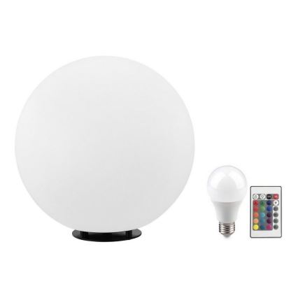 Eglo 55786 - LED RGBW Utomhuslampa MONTEROLO-C 1xE27/9W/230V 2700-6500K IP65 Ø 30 cm + fjärrkontroll