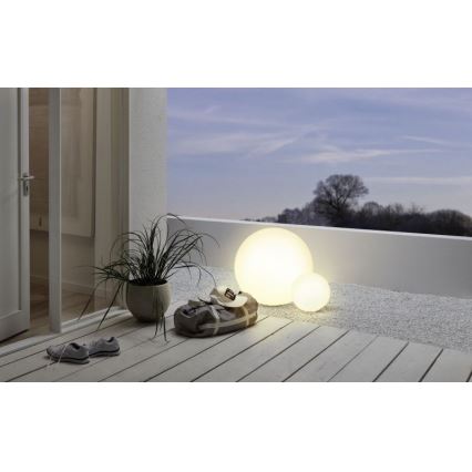 Eglo 55786 - LED RGBW Utomhuslampa MONTEROLO-C 1xE27/9W/230V 2700-6500K IP65 Ø 30 cm + fjärrkontroll