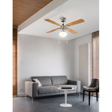 Eglo 56035 - LED-takfläkt 1xE27/4,9W/230V 3000K Ø 106,6 cm