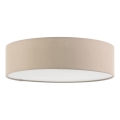 Eglo 56137 - LED taklampa 2xE27/11W/230V Ø 38 cm taupe