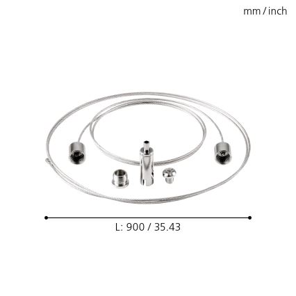 Eglo 61355 - Fäste för snören SALOBRENA 90 cm