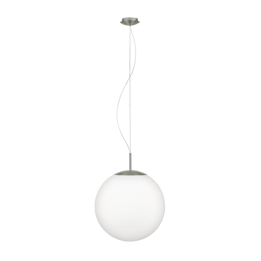 Eglo 63271 - Takpendel med kabel PIEDALE, 1xE27/60W/230V, Ø 43 cm, mattkrom