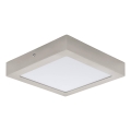 Eglo 64721 -LED taklampa FUEVA PRO LED/19W/230V 4000K 22,5x22,5 cm matt krom