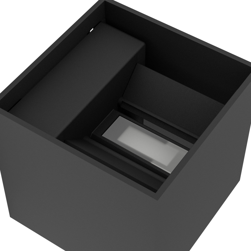 Eglo - Dimmbar uppladdningsbar utomhusvägglampa med rörelse- och skymningssensor LED/2,2W/5V IP44 svart