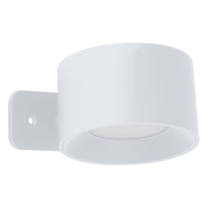 Eglo - Dimmbar uppladdningsbar touchstyrd vägglampa LED/5W/5V 2700/4000/6500K 2000 mAh vit