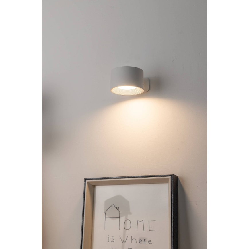 Eglo - Dimmbar uppladdningsbar touchstyrd vägglampa LED/5W/5V 2700/4000/6500K 2000 mAh vit