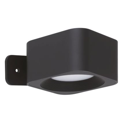 Eglo - Dimbart uppladdningsbart touchstyrt LED-väggarmatur/5W/5V 2700/4000/6500K 2000 mAh svart
