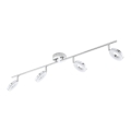 Eglo 75242 - LED-spot ODERZO 3xLED/3,8W/230V blank krom