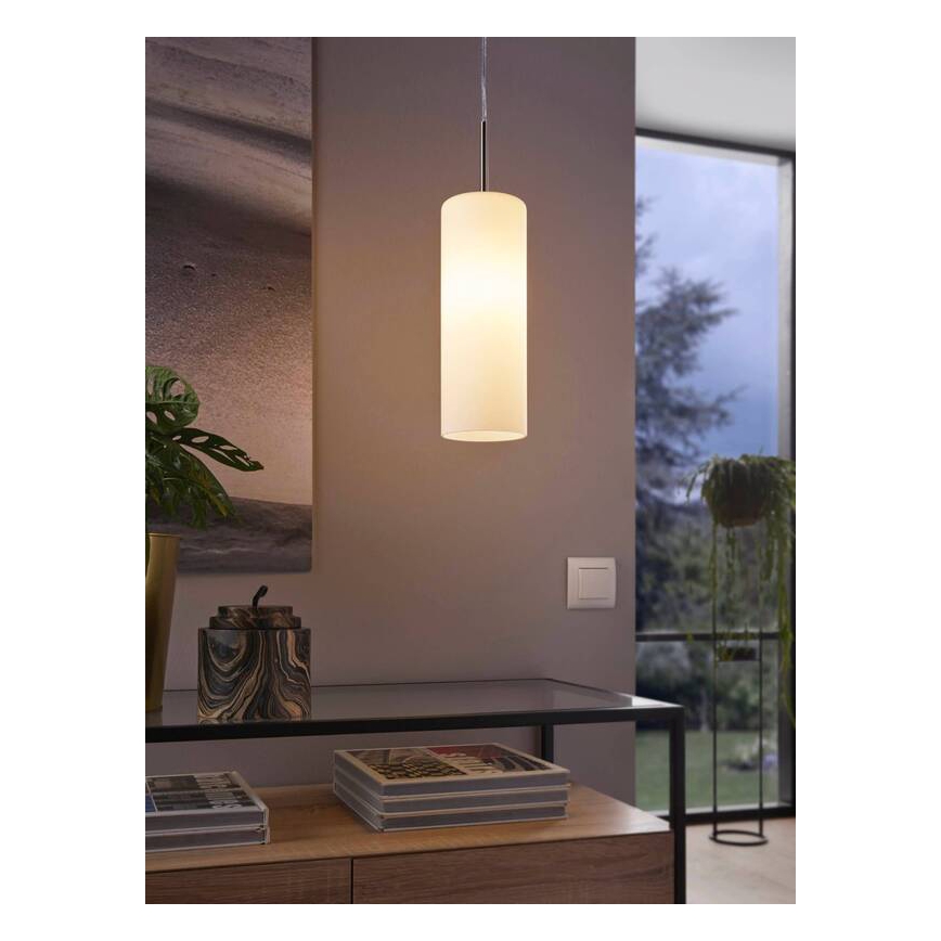 Eglo 75251 - LED RGB Dimbar taklampa ELLUNO-C E27/7,5W/230V + fjärrkontroll