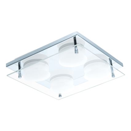 Eglo 75329 - LED taklampa ABIOLA 4xLED/6W/230V blank krom