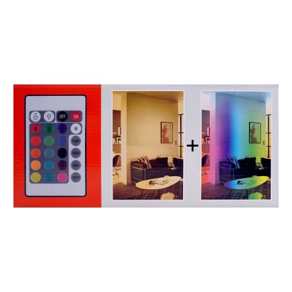 Eglo 75351 - LED RGB Dimbar taklampa ELLA-C 1xE27/7,5W/230V + fjärrkontroll