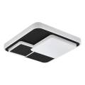 Eglo 75667 - LED taklampa LEPRESO LED/19,5W/230V 38,5x38,5 cm svart