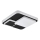 Eglo 75667 - LED taklampa LEPRESO LED/19,5W/230V 38,5x38,5 cm svart