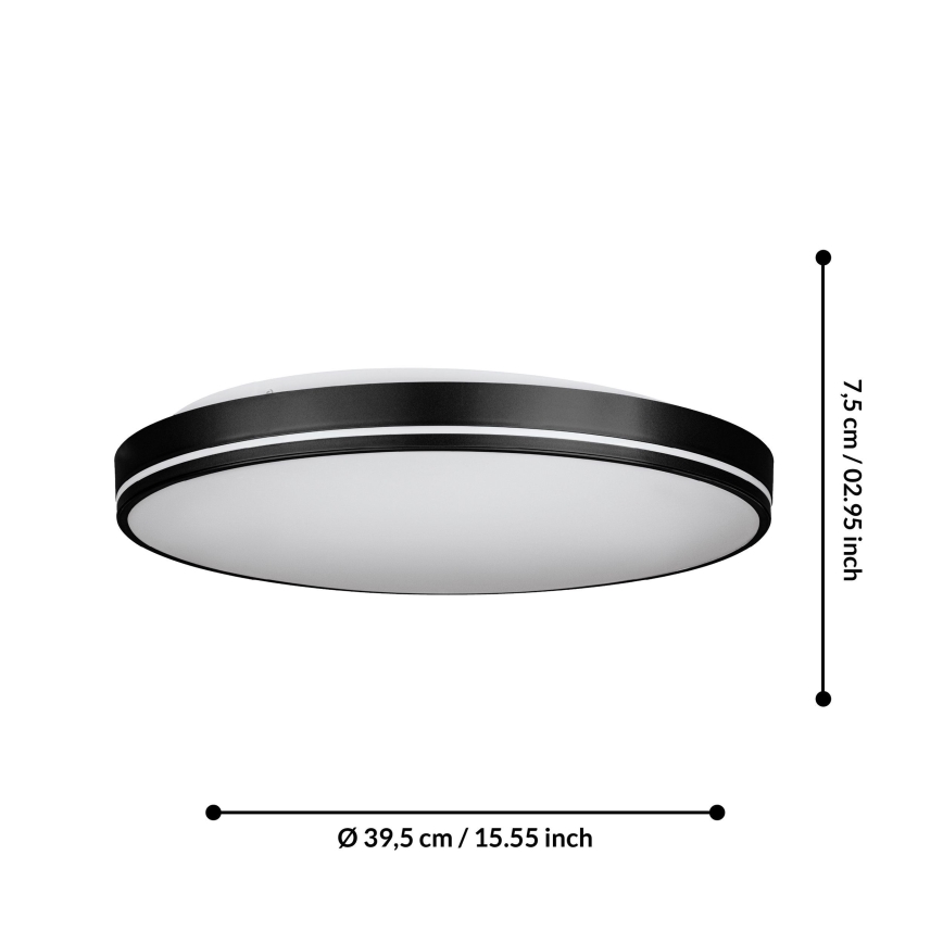 Eglo - LED dimbar taklampa LED/22W/230V 3000-6500K + fjärrkontroll