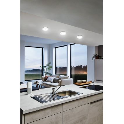 Eglo 75763 - KIT 3x LED infälld belysning ZUJAR LED/3,4W/230V vit