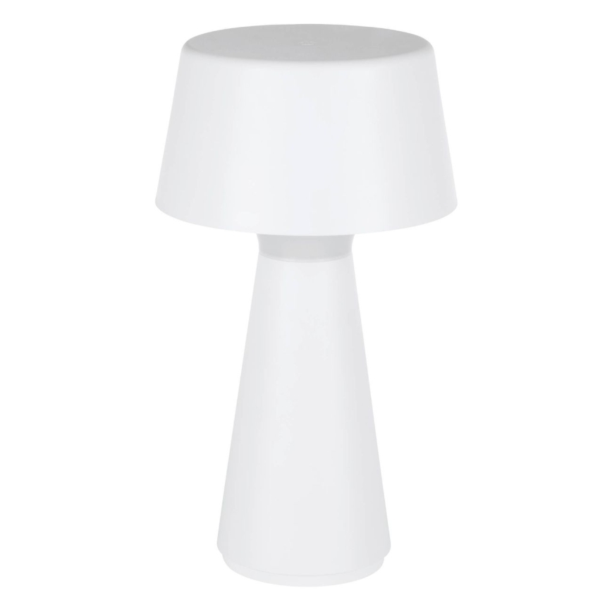 Eglo - Dimmbar uppladdningsbar bordslampa för utomhusbruk LED/3W/5V 2200/3000/4000K 2000 mAh IP44 vit