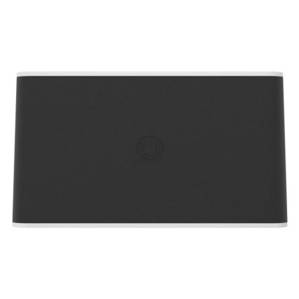 Eglo - LED dimmbar uppladdningsbar beröringsstyrd utomhusvägglampa LED/5W/5V 2000 mAh 3000/4000/6500K IP44 svart