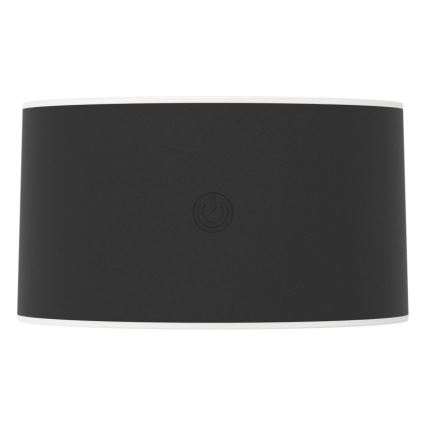 Eglo - Dimbar, uppladdningsbar, touchstyrd utomhusvägglampa LED/5W/5V 2000 mAh 3000/4000/6500K IP44 svart