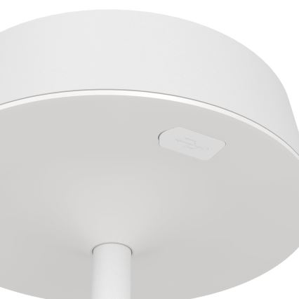 Eglo - LED dimbar solcellsuppladdningsbar beröringsstyrd bordslampa LED/3W/5V 3000-6000K 1800 mAh IP44 vit