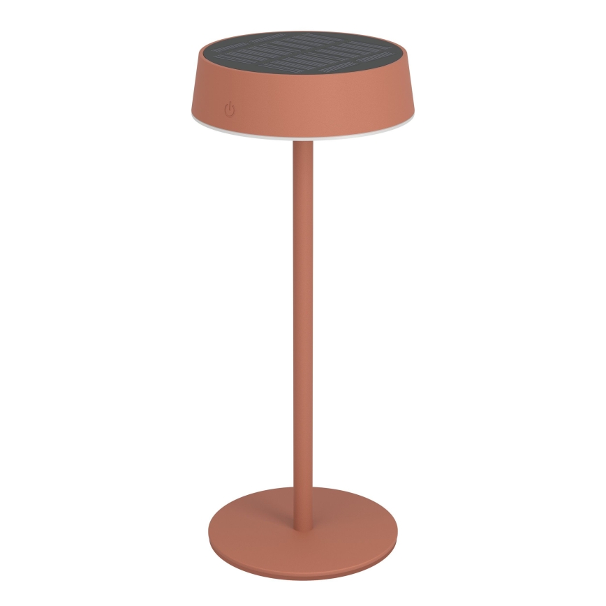 Eglo - Dimbar LED solcellsdriven uppladdningsbar beröringsstyrd bordslampa LED/3W/5V 3000-6000K 1800 mAh IP44 orange