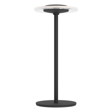 Eglo - LED RGBW dimbar, uppladdningsbar, beröringsstyrd bordslampa, LED/5V 2000 mAh, svart