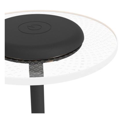 Eglo - LED RGBW dimbar, uppladdningsbar, beröringsstyrd bordslampa, LED/5V 2000 mAh, svart