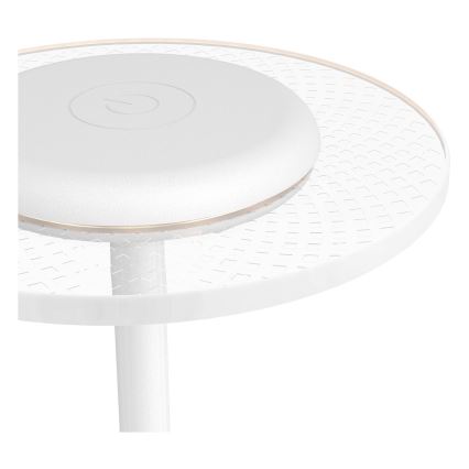 Eglo - LED RGBW dimbar uppladdningsbar beröringsstyrd bordslampa LED/5V 2000 mAh vit
