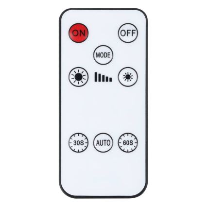 Eglo - RGBW LED, dimbar uppladdningsbar vägglampa med rörelse- och skymningssensor LED/5V 2000 mAh vit + fjärrkontroll