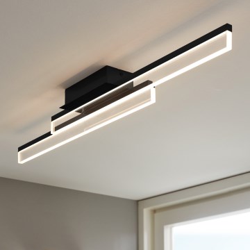 Eglo 780433 - LED taklampa för badrum YANGUAS 2xLED/11W/230V 3000K IP44 matt krom