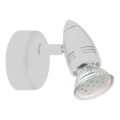 Eglo 780447 - LED väggspotlight SABADELL 1xGU10/2,8W/230V 3000K vit