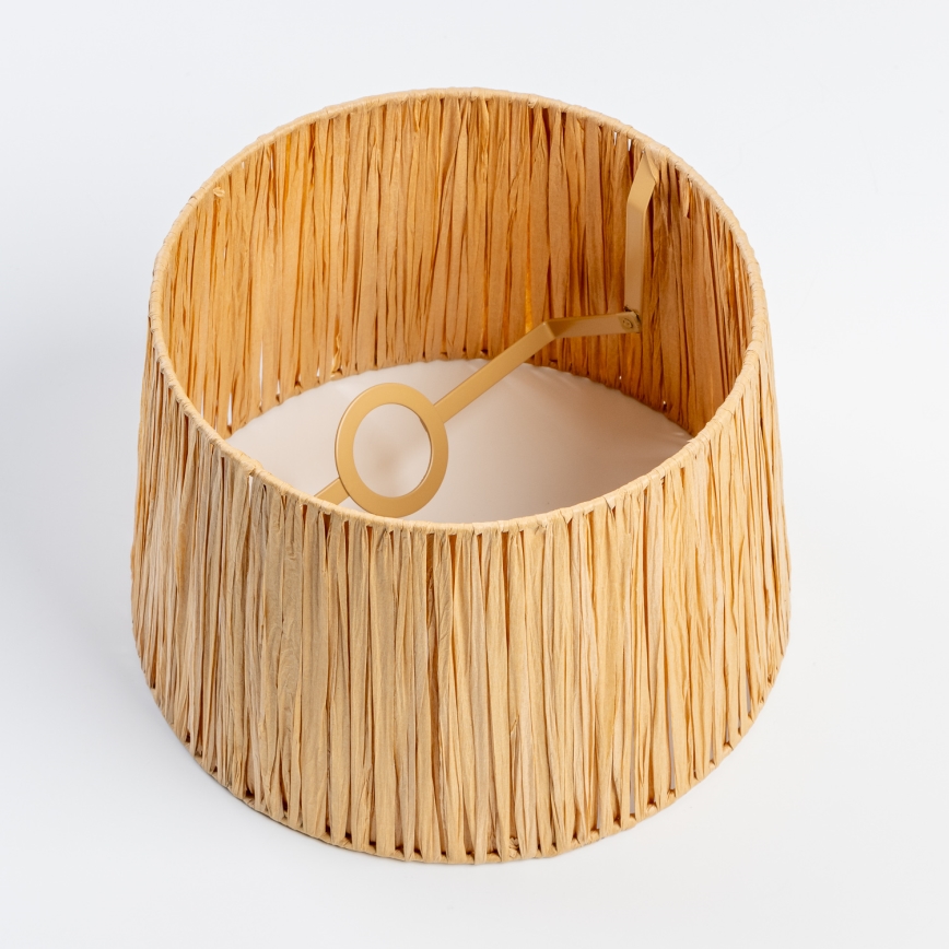 Universell lampskärm KERIA Ø 30 cm i raffia