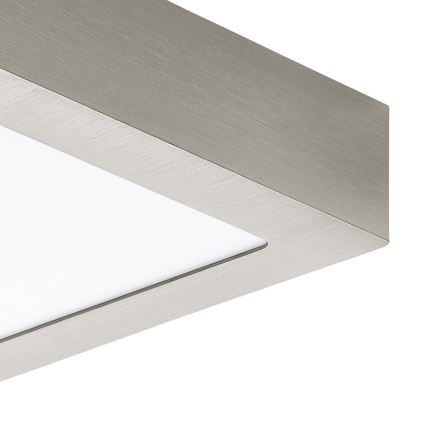 Eglo 78215 - LED taklampa FUEVA LED/10,9W/230V 17x17 cm mattkrom