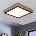 Eglo 78218 - LED taklampa FUEVA LED/22W/230V 30x30 cm matt krom