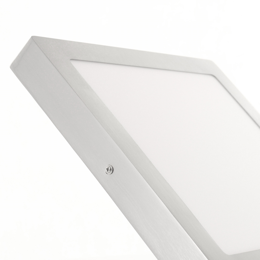 Eglo 78218 - LED taklampa FUEVA LED/22W/230V 30x30 cm matt krom