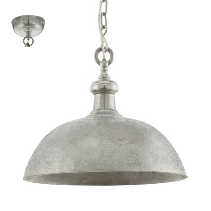 Eglo 78301 - Ljuskrona med snöre EASINGTON 1xE27/60W/230V Ø 500 mm