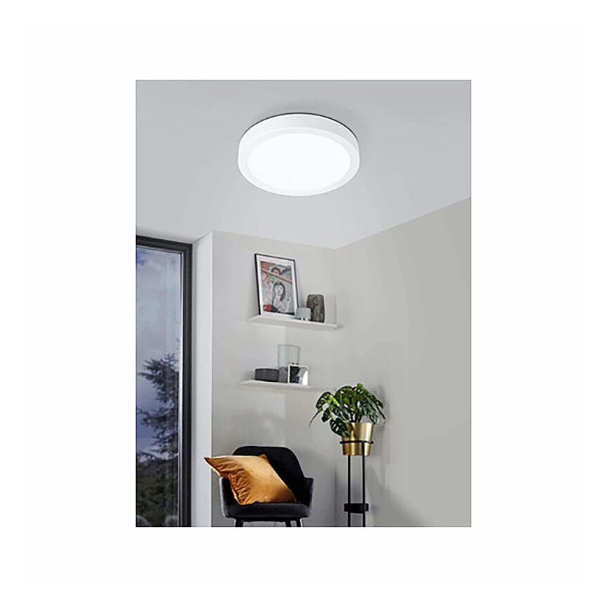 Eglo 78668 - LED-taklampa FUEVA LED/17W/230V Ø 21 cm vit