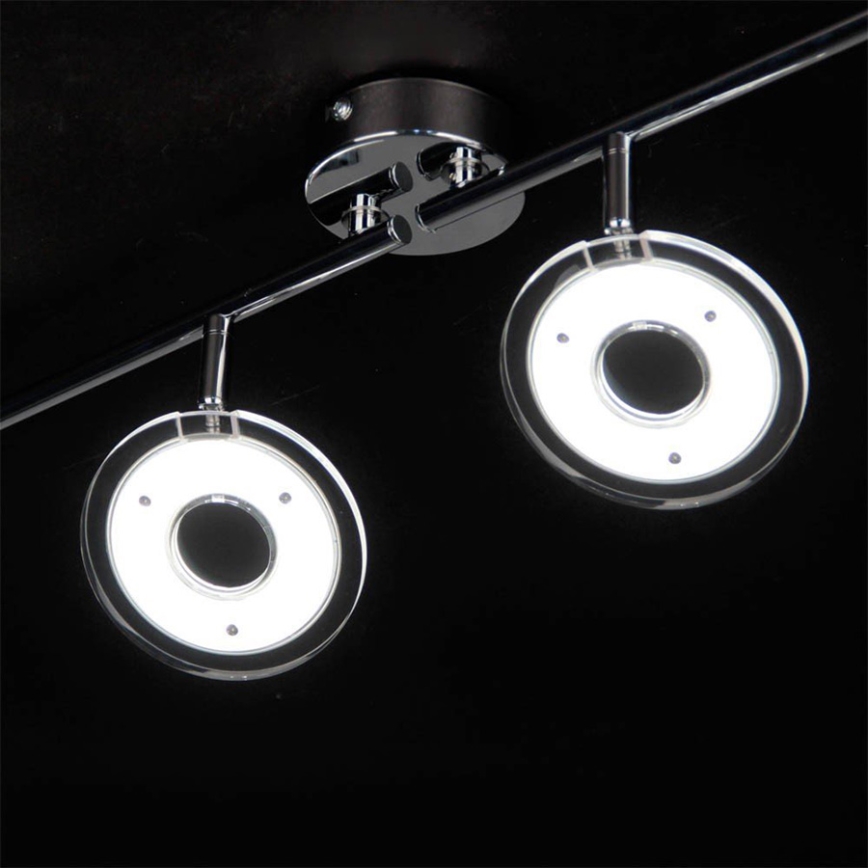 Eglo 78684 - LED-spotlampa DORNES 4xLED/4,5W/230V blank krom